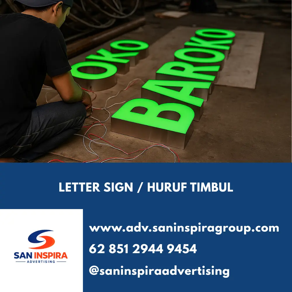 Letter Sign / Huruf Timbul Surabaya & Sekitarnya
